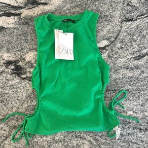 Zara Green Tank Top
